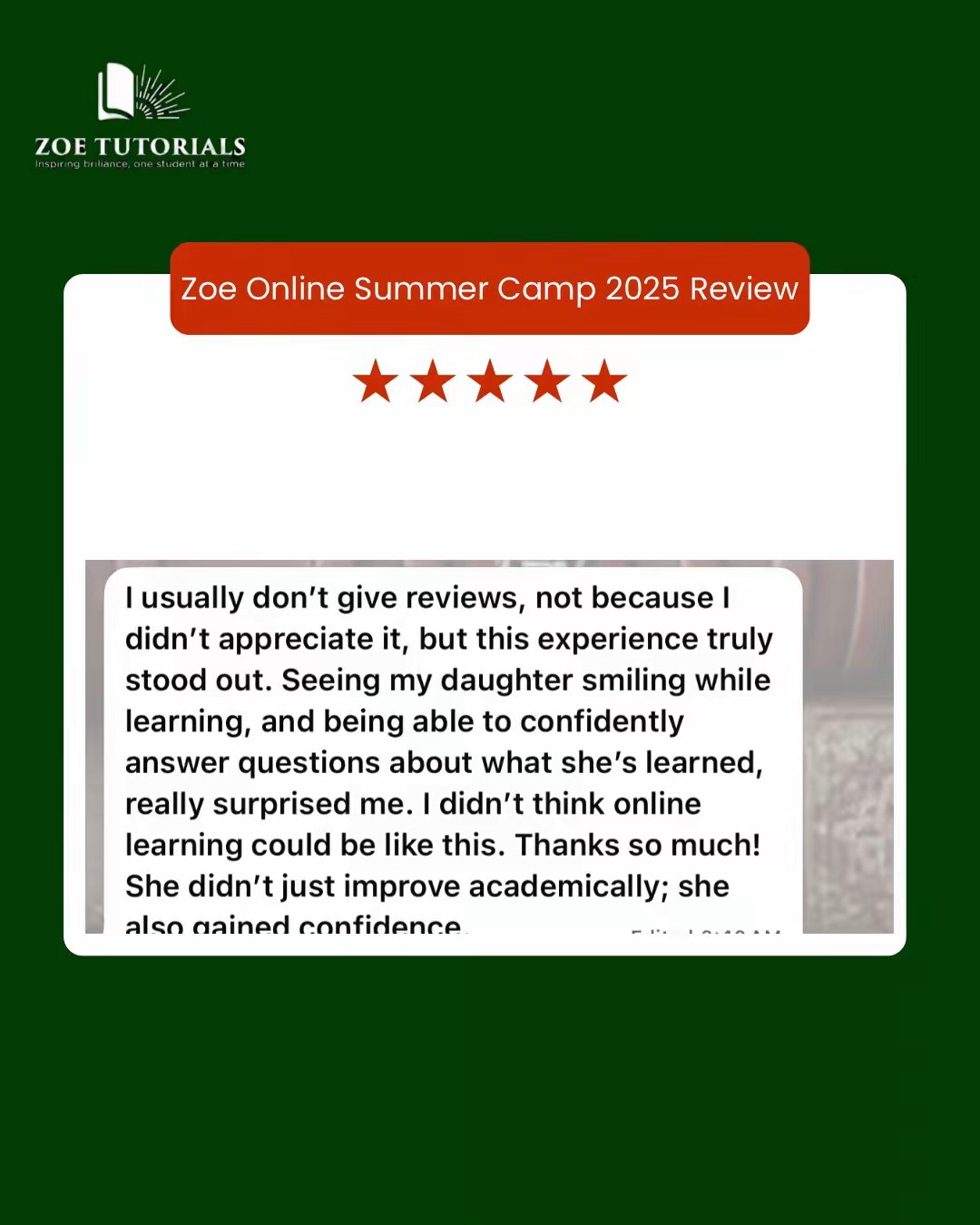 Parent review screenshot 5